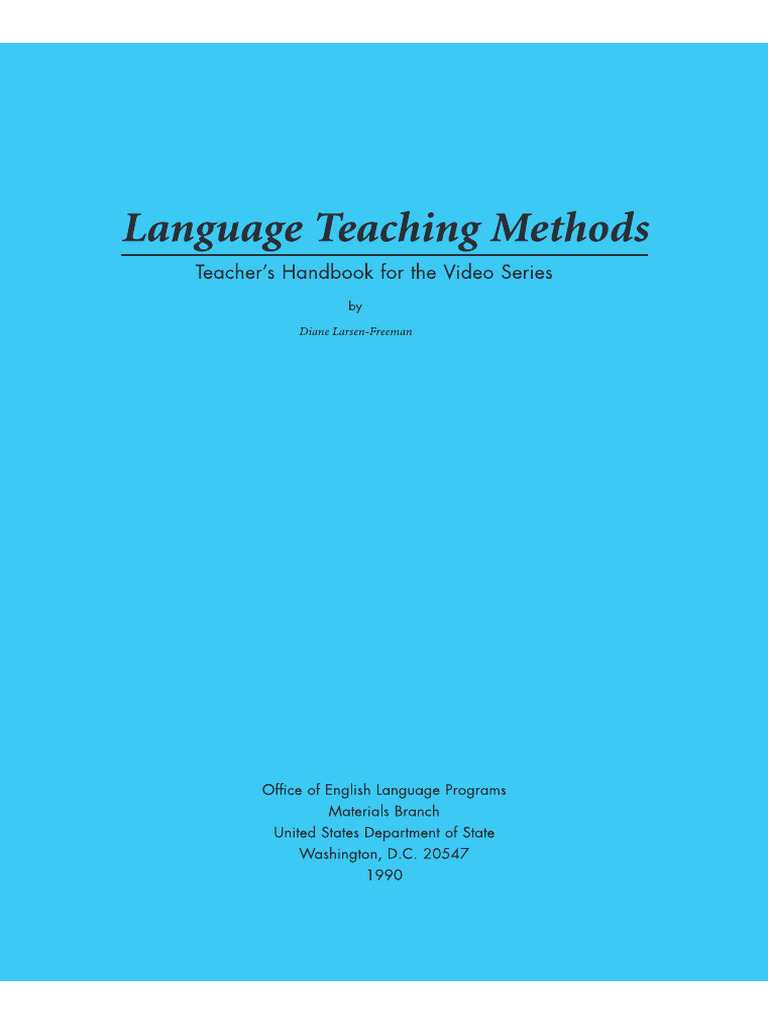 ENG 101 Reference On Language Teaching Methods | PDF