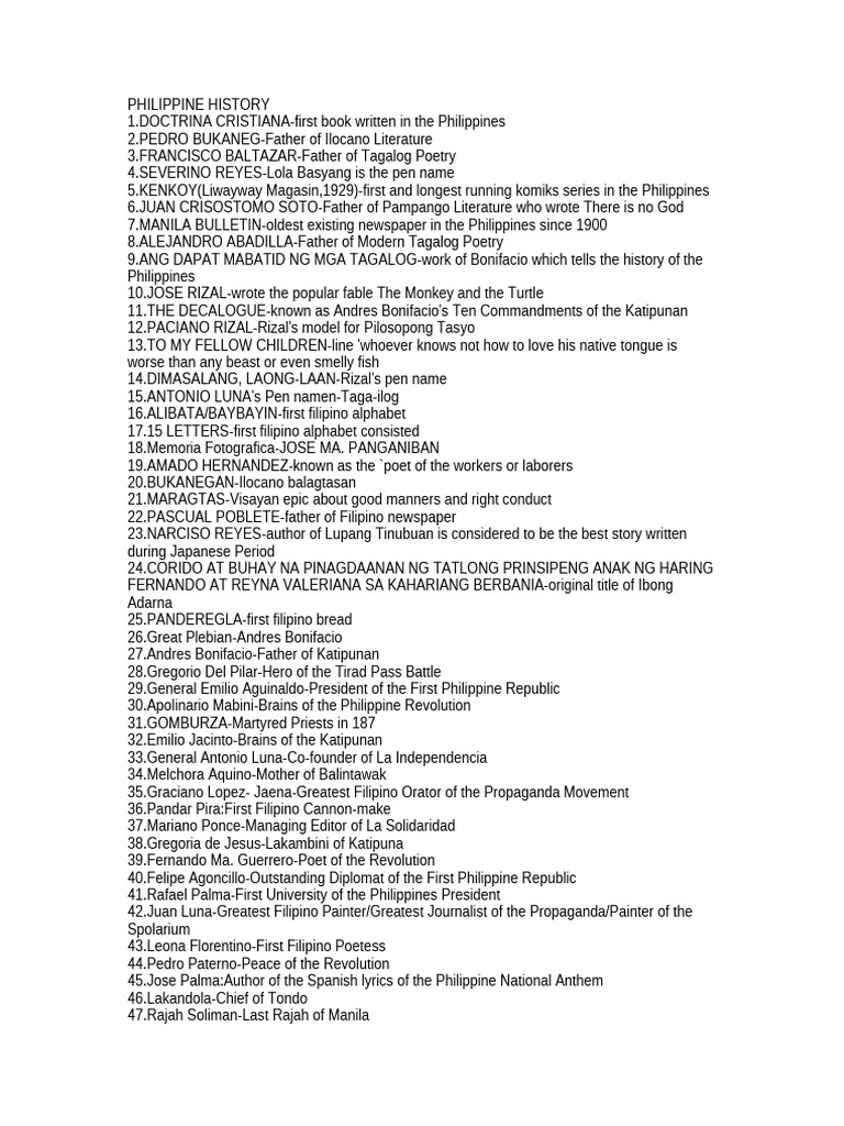 PHILIPPINE HISTORY | PDF | Philippines | Spanish East Indies