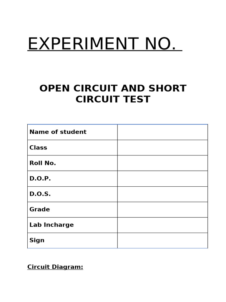Open and Short Circuit Tests on Transformer | PDF | Transformer | Voltage