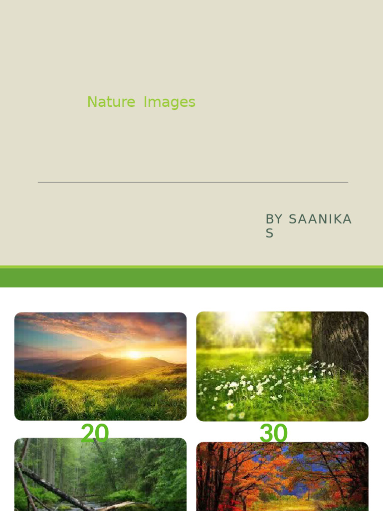 Nature Images: Emotional Impact Guide | PDF