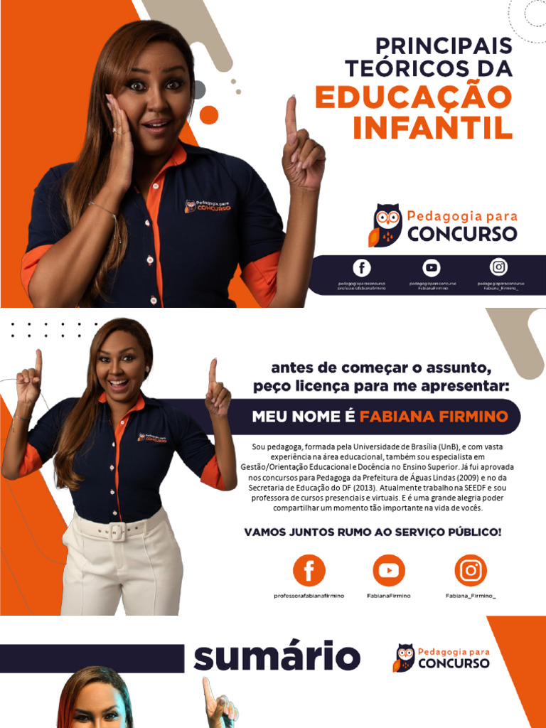 Principais Teóricos Da Educação Infantil | PDF | Educação Montessori ...