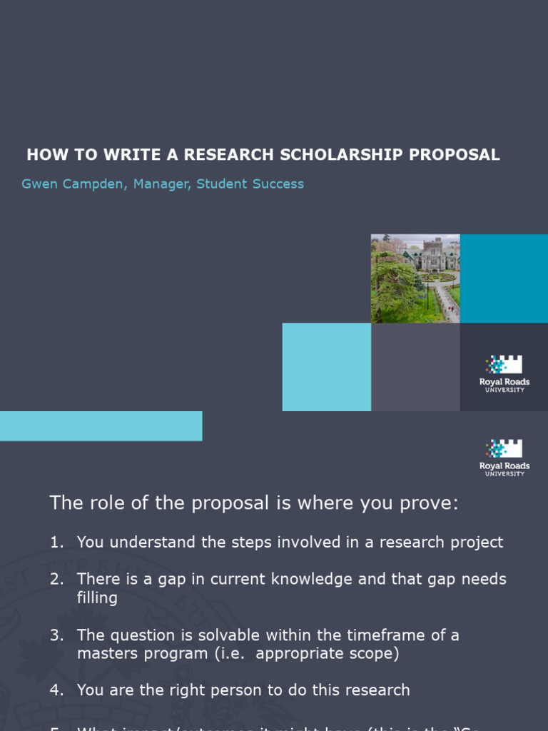 How To Write A Scholarship Research Proposal | PDF | Methodology | Theory