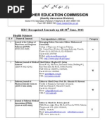 Download HEC Recognized Health Journals Till 2013 by Omair Riaz SN78218568 doc pdf