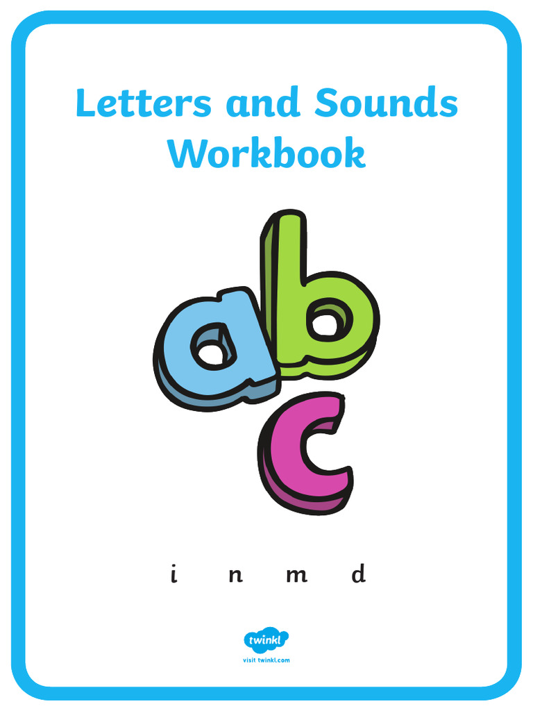 Letters and Sounds Workbook I N M D Ver 5 PDF Language Arts