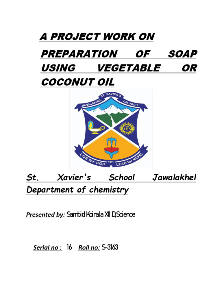 Report On Soap Formation | PDF | Sodium Hydroxide | Soap