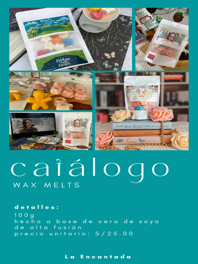Catálogo de Wax Melts Aromáticos | PDF