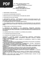 Reunion de Inicio de Ciclo Escolar | PDF
