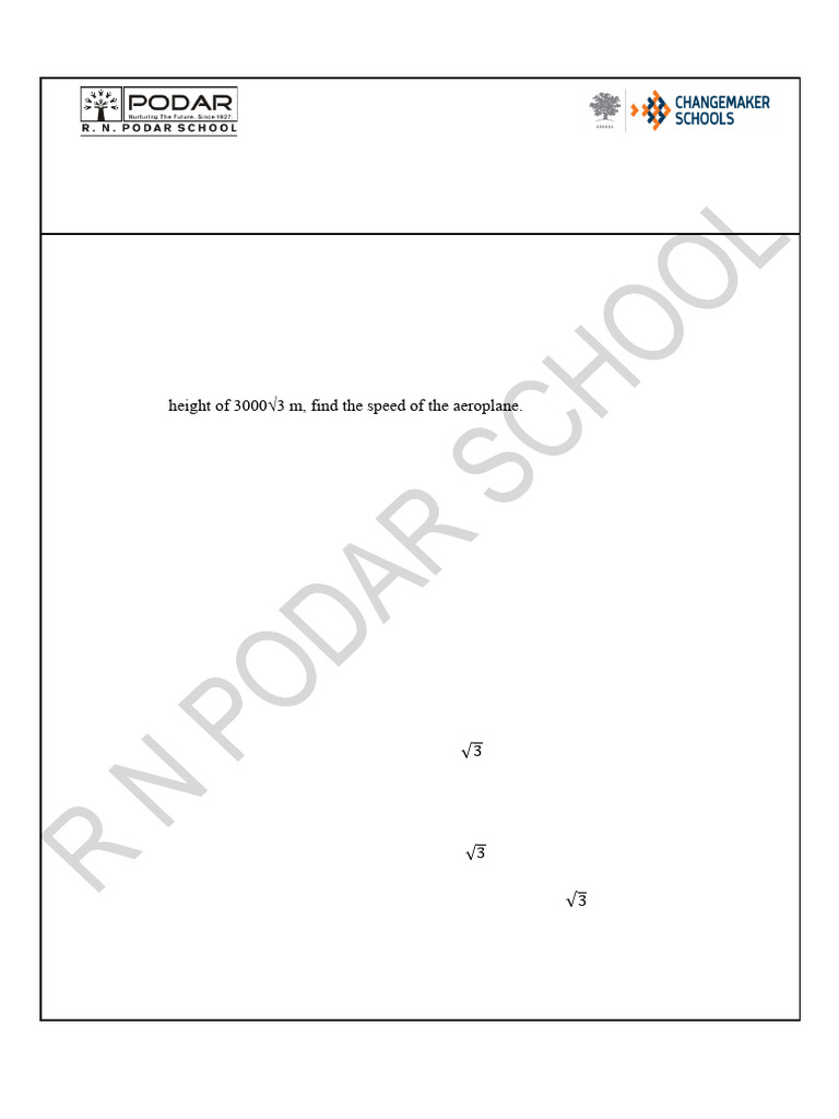 Applications Of Trigonometry
