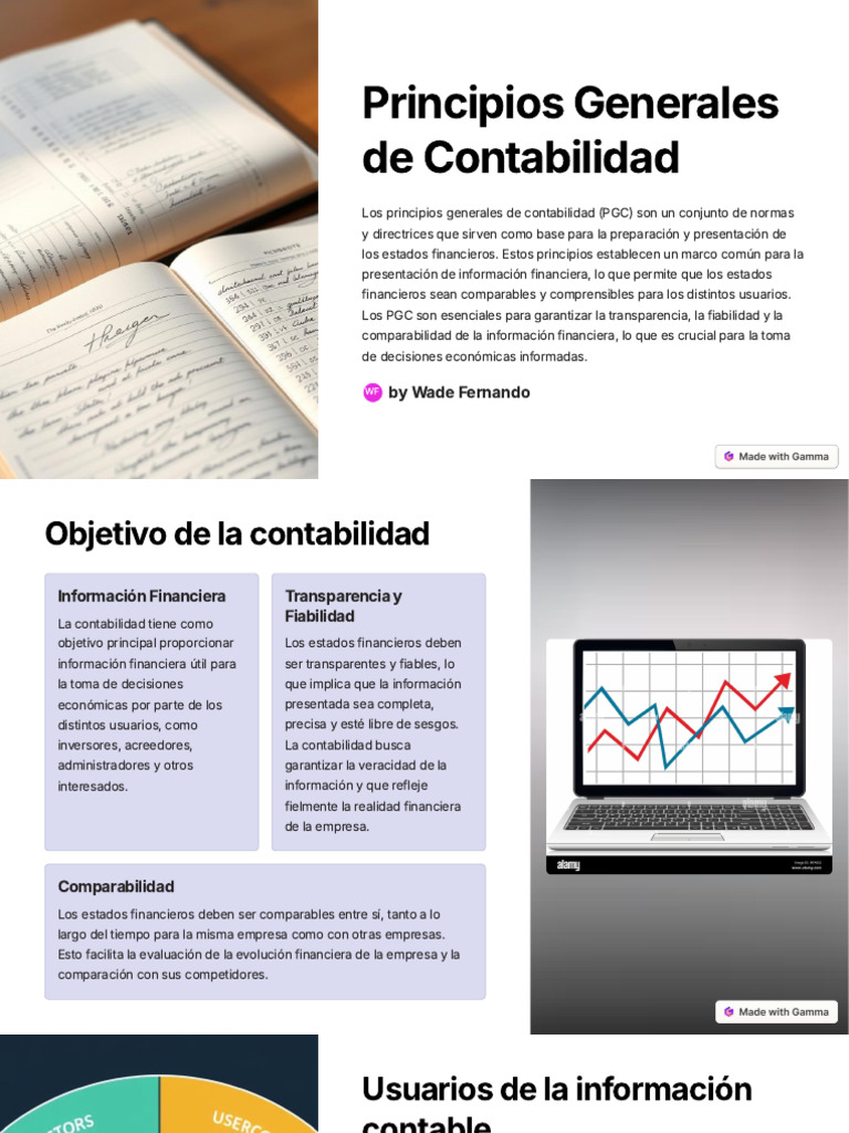 Principios Generales de Contabilidad | PDF | Contabilidad | Estado ...