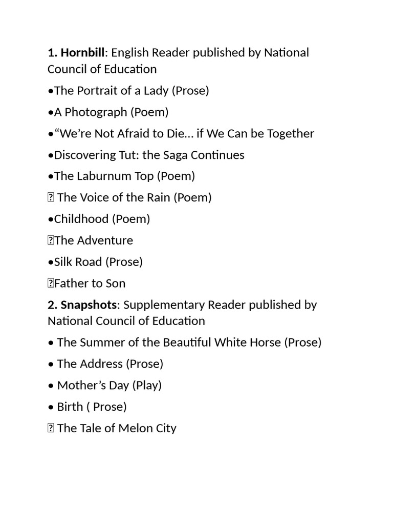 Alternativeto Net English Syllabus