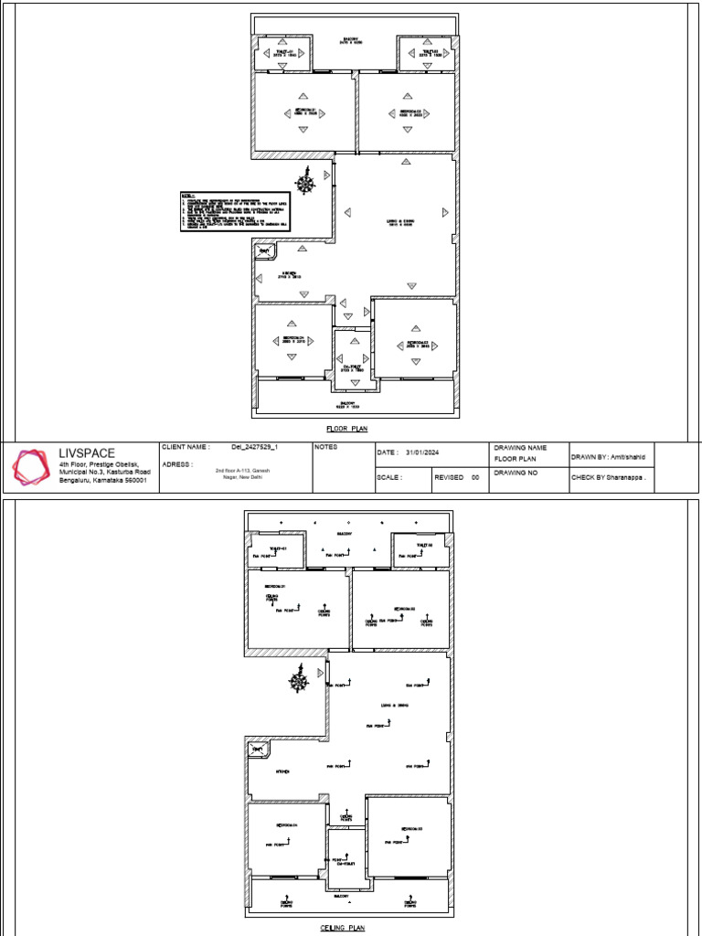 Detailed Floor Plan and Elevations | PDF | Local Government Areas Of ...