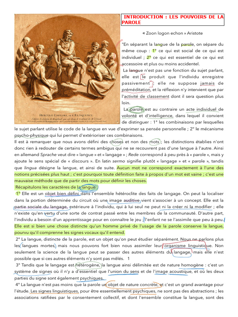 Pouvoirs de la parole et de la langue | PDF | Discours | Linguistique