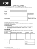 CAC Form 1.1: Company Registration Guide | PDF | Notary Public | Common Law
