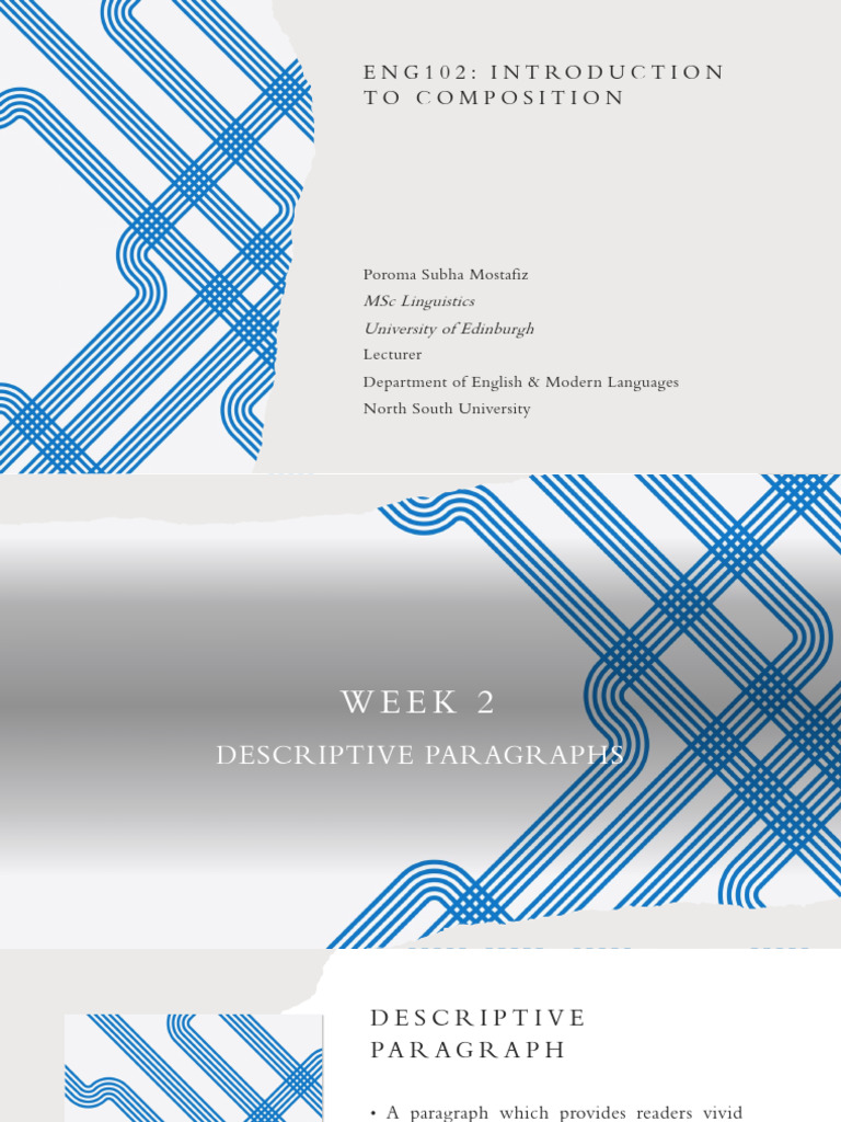 Crafting Descriptive Paragraphs | PDF | Deductive Reasoning | Cognitive ...