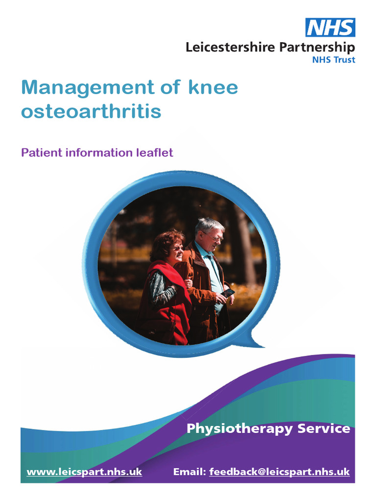 541 Management of Knee Osteo | PDF | Osteoarthritis | Clinical Medicine
