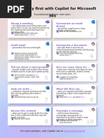 Microsoft Copilot Cheat Sheet V4 | PDF | Microsoft Excel | Computing