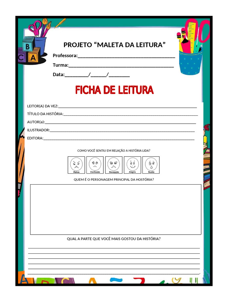 Projeto Maleta da Leitura | PDF