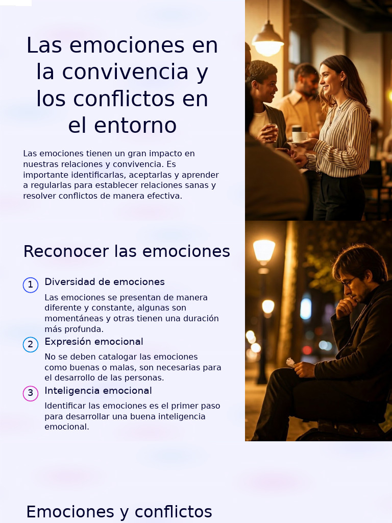 Emociones y Convivencia Efectiva | PDF | Las emociones ...