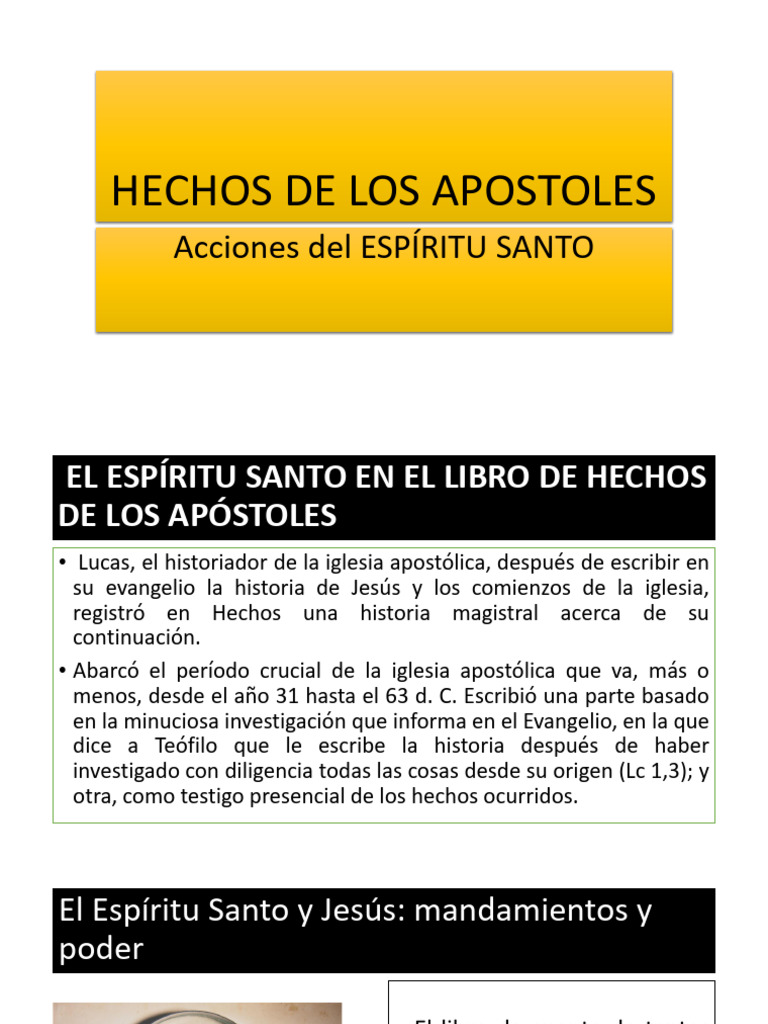Hechos De Los Apostoles 10 Junio 2024 Pdf Pentecostés Pascua De