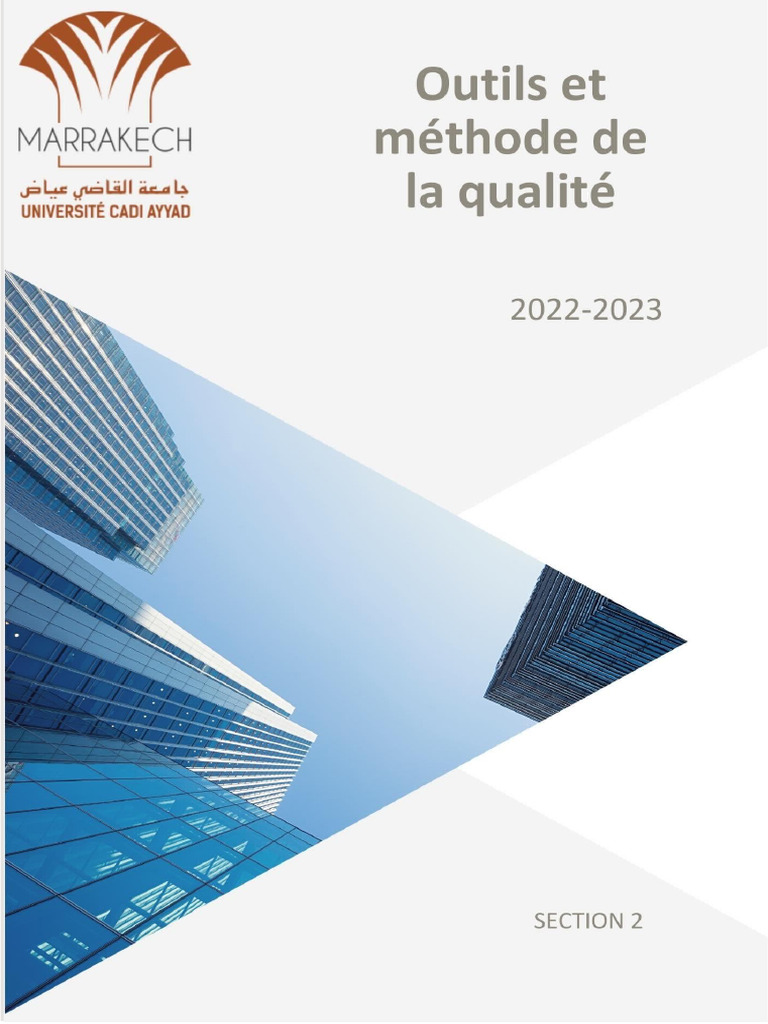 Outils et Méthodes de Gestion de Qualité | PDF | Management de la ...