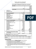 Fee Domestic Candidates 2011