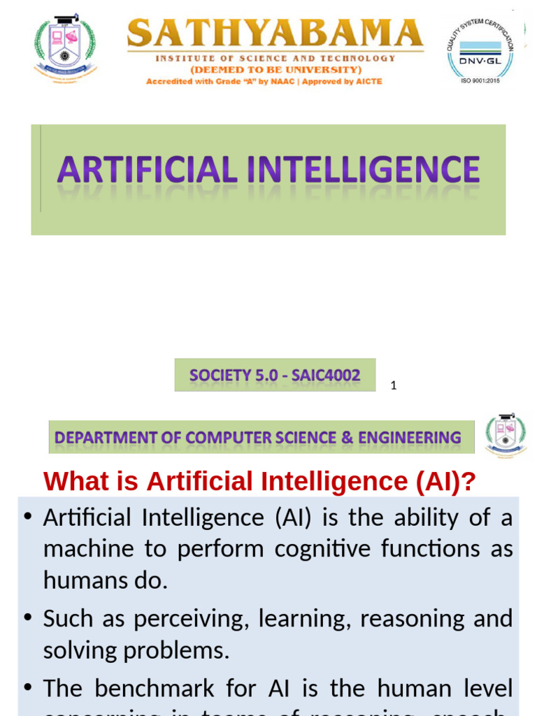 Artificial Intelligence | PDF | Machine Learning | Artificial Intelligence