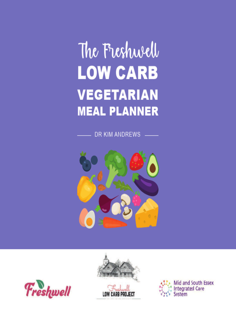 Freshwell Low Carb Vegetarian Guide | PDF | Vegetarianism | Low ...
