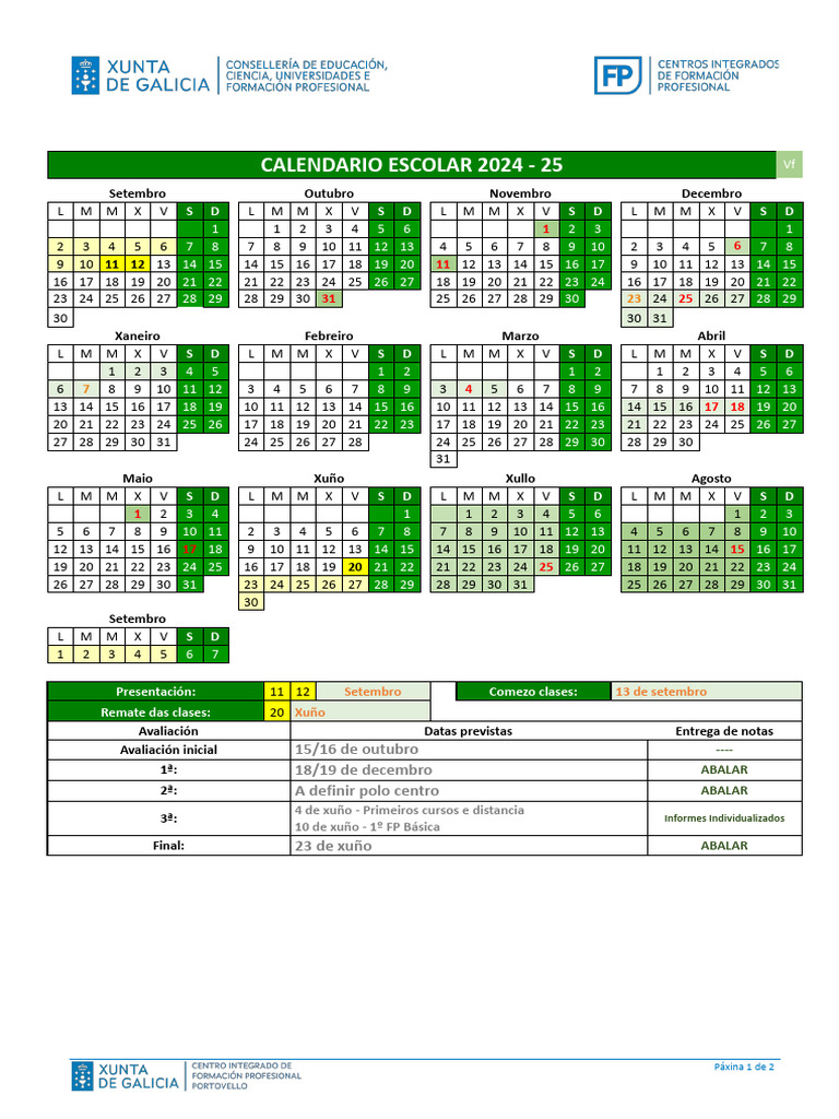 Httpswww cifpportovello galarchivoscurso2024 25calendario escolar 24