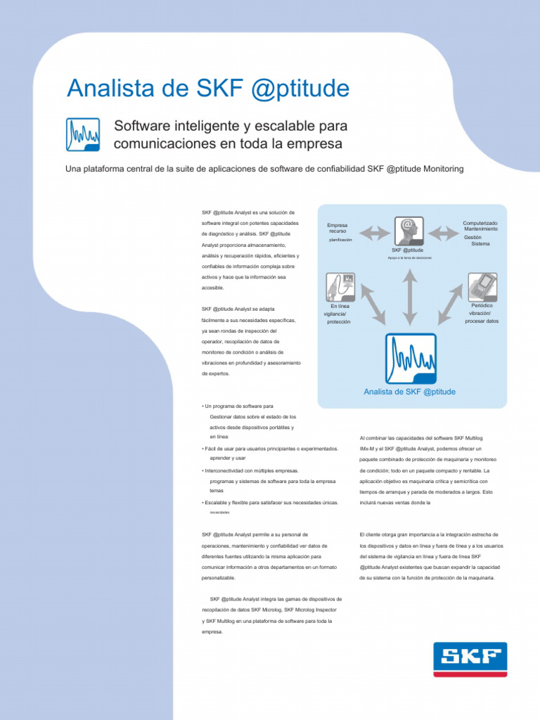 Plataforma SKF @ptitude Analyst | PDF | Software | Ingeniería de ...