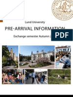 Pre Arrival Information Autumn 11 Exchange