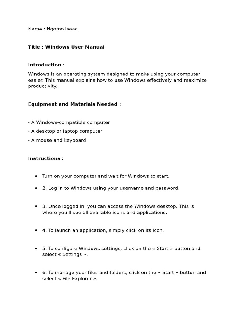 Technical Writing CA | PDF