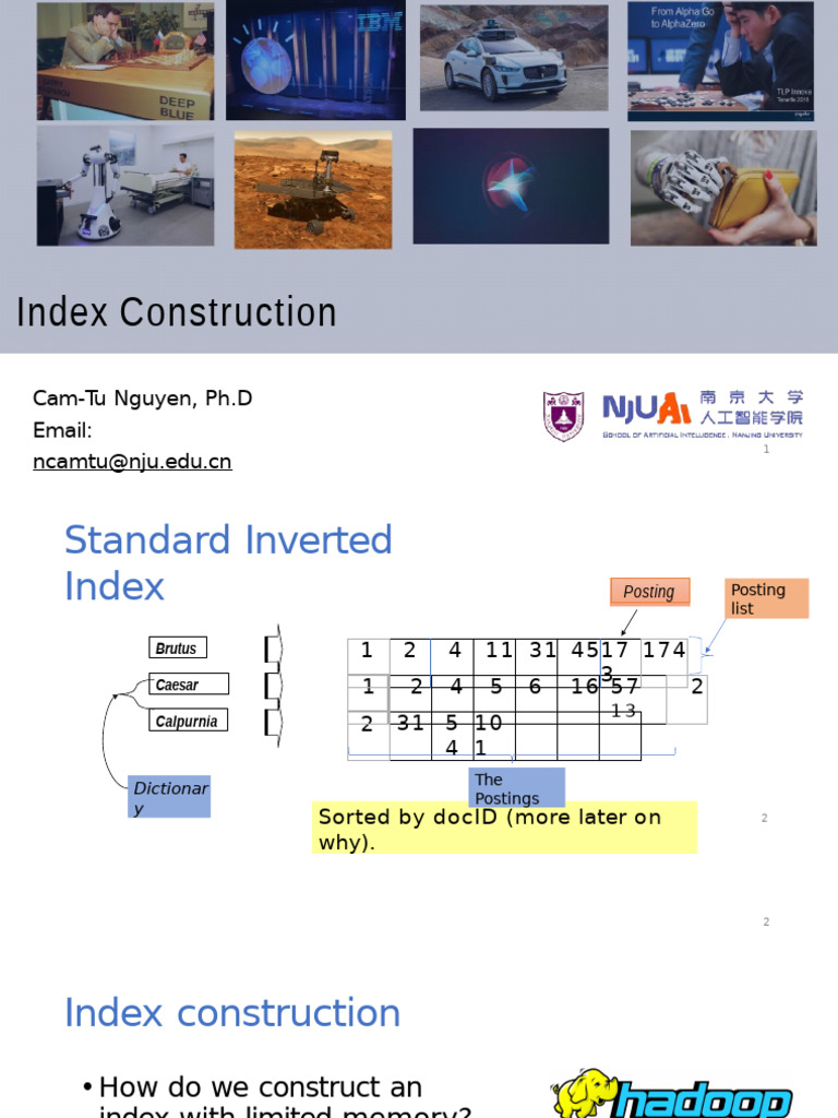 Inverted Index Construction Techniques | PDF | Search Engine Indexing ...