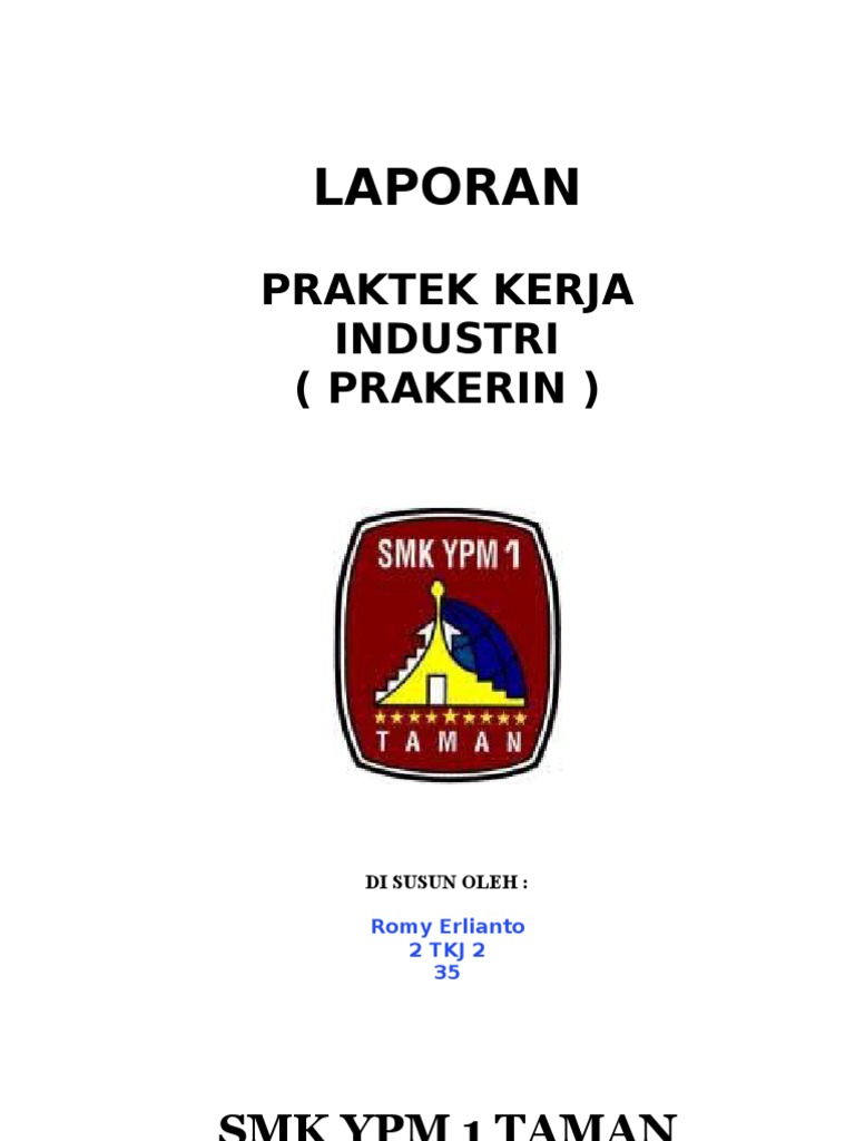 Contoh Laporan Prakerin Jurusan Tkj Doc Seputar Laporan