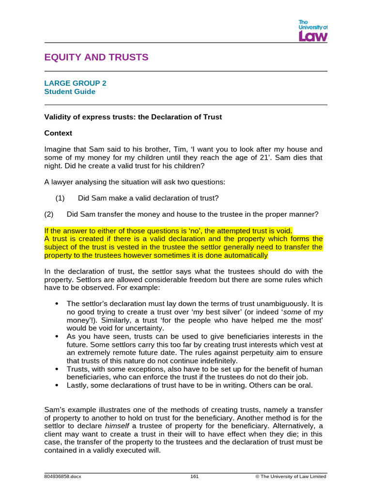 2324 Eqtr lg02 Ce01 Student Guide | PDF | Private Law | Civil Law ...
