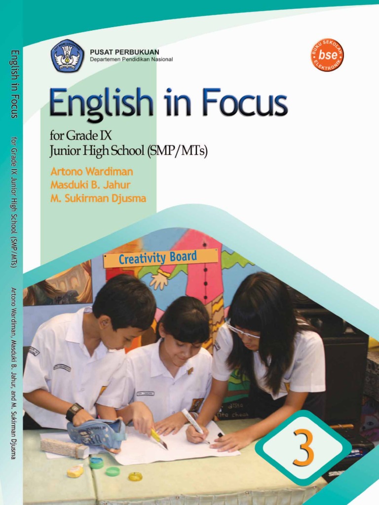 Kelas09 English In Focus Artono Masduki Sukirman Membaca Proses Pembelajaran