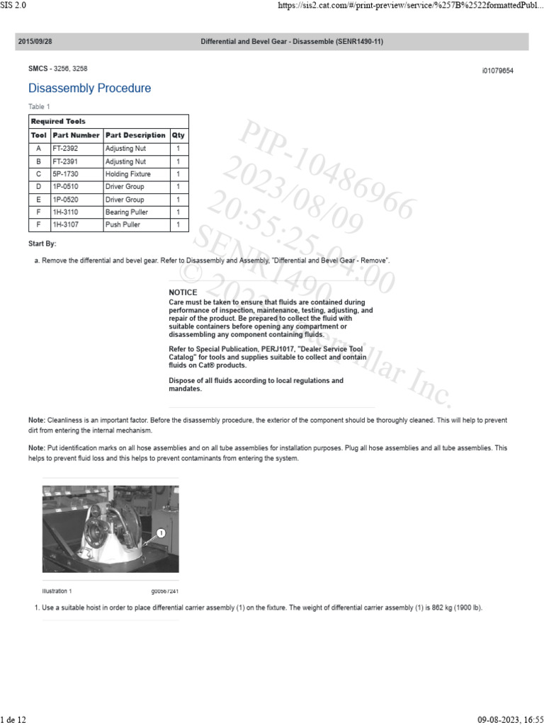 Dissasembly - Diferencial | PDF | Manufactured Goods | Mechanical ...