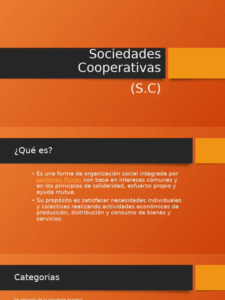 Guía para Crear Sociedades Cooperativas | PDF | Cooperativa | Sociedad