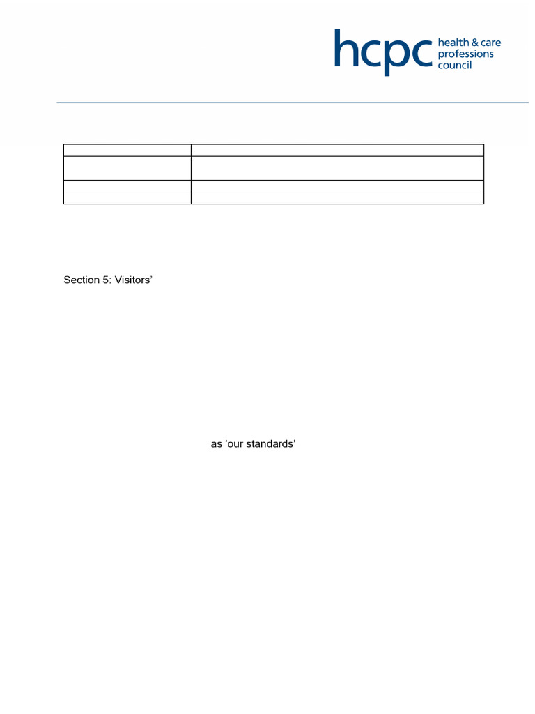 HCPC Approval Report for Radiography Program | PDF | Educational ...