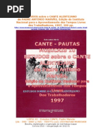 CANTE PAUTAS 10 Padre Marvão - Estudos Cante