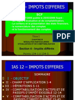 SCF IMPOTS DIFFERES