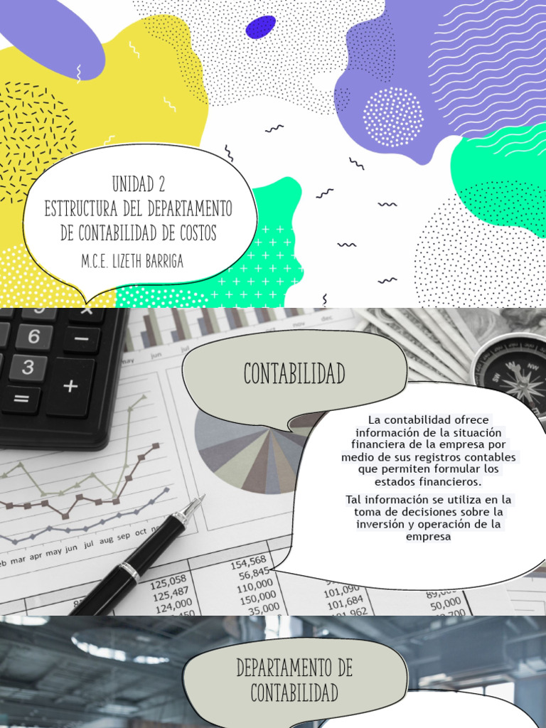 Organizacion Contable Unidad 2 | PDF | Contabilidad | Estado financiero
