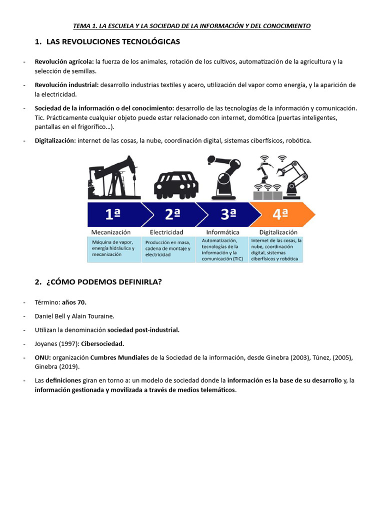 Sociedad de la Información y TIC | PDF | Tecnología de información y ...