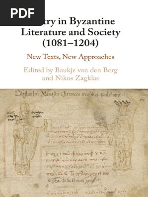 Byzantine Poetry and Society (1081-1204) | PDF | Poetry