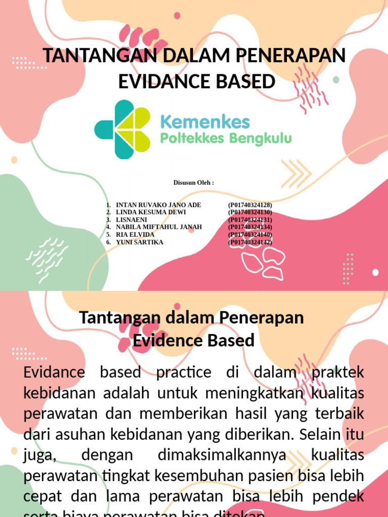 Tantangan Penerapan Evidence Based | PDF | Pengembangan Diri ...