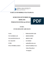 Psikolinguistik Dan Sematik Assignment)