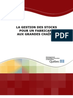 Gestion Stock Fabricant Chaines