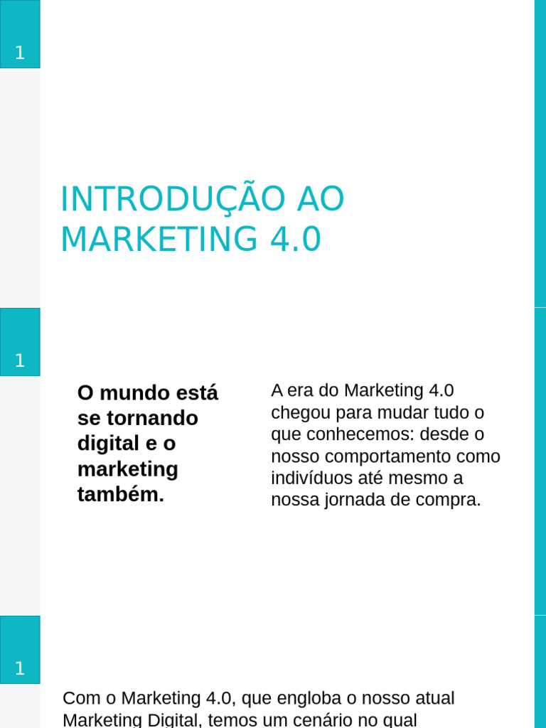 Introdução ao Marketing 4.0 Digital | PDF | Marketing | Marketing digital