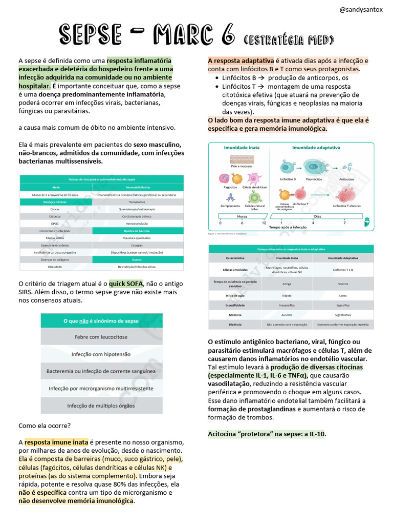 Entendendo a Sepse e seu Tratamento | PDF | Inflamação | Sepse