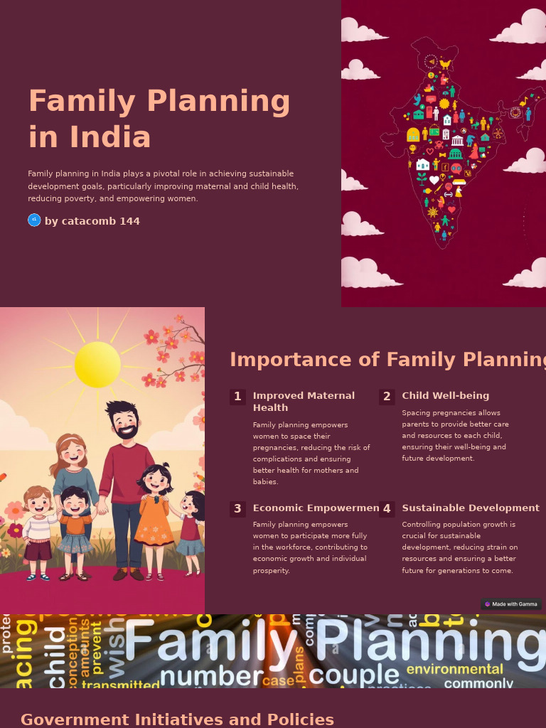 Family Planning Strategies in India | PDF | Family Planning | Birth Control
