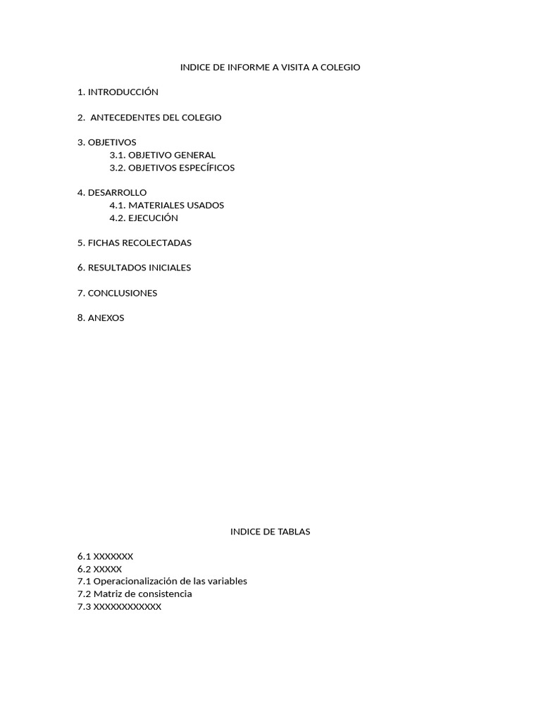 Indice Informe Epidemiológico | PDF